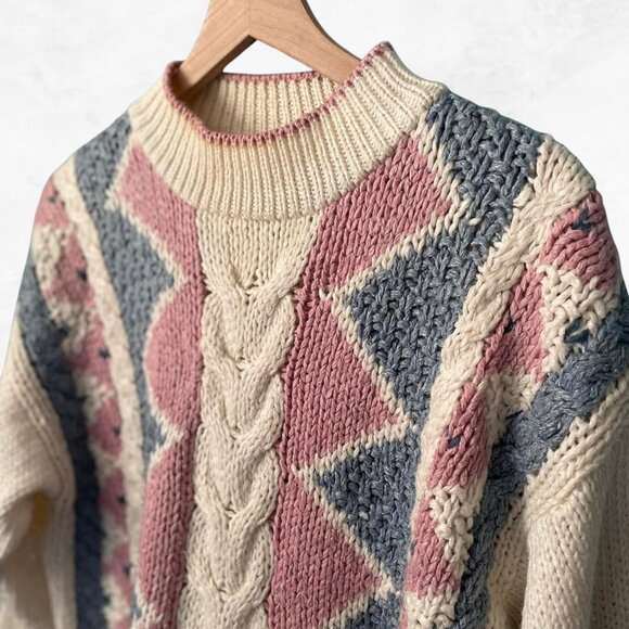 Vintage Cabin Creek Chunky Knit Sweater - Picture 2 of 4